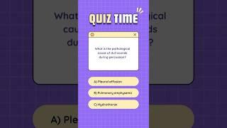 Quiz time! Think fast: Which one’s the right answer? #physiotherapy #mcq #pulmonary #pulmonology