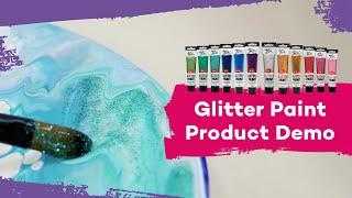 Glitter Paint Range Product Demo