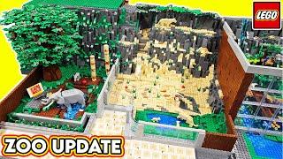 LEGO Zoo Update | Elephant & Lion Exhibits!