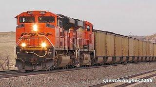 MASSIVE FREIGHT TRAINS 3 !!! (COAL TRAINS) Wyoming