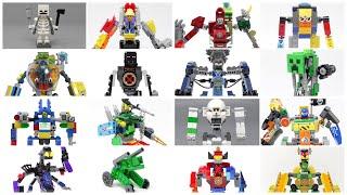 I Upgraded 20 LEGO Robots My Son built Excessively