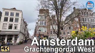  AMSTERDAM 4k Walking Tour | Grachtengordel West - a morning stroll around the Western Canal Belt