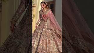 pakistani bridal dresses for nikkah\#hibabukhari #nikkahdress #pakistanimodel #dress#topdressing