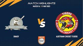 Match 16 - SNA vs ACT | Highlights | FanCode ECS Austria | 11 May 2023 | ECS23.312