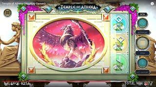 Temple of Athena (Woohoo Games)  Online Slot SUPER MEGA BIG WIN! 