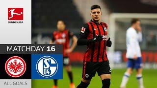 Jovic at the Double! | Eintracht Frankfurt - FC Schalke 04 | 3-1 | All Goals | MD16 – Bundesliga