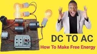 3 DC Motors Free Energy Generator 220 Volt /Free Electric Generator At Home