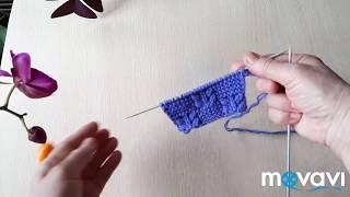 Очень красивыйу зор спицами ГИАЦИНТ.