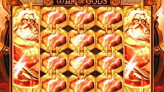  War Of Gods Big Win  A Slot By Red Tiger Gaming.