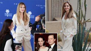 Angelina Jolie STUNS at Palm Springs Film Festival Post-Divorce Bombshell with Brad Pitt!