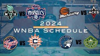 #WNBA 2024 SEASON SCHEDULE REVEAL! | JAY.JORDANTV