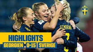 15-0 i STORSEGERN mot Georgien! 