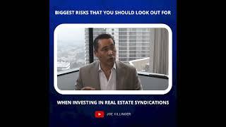 Watch out for this when considering a real estate syndication.    #cre #realestate @CBIcommercial