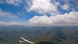 Flight over the Apennines- Hang gliders [4K]