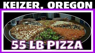 Big Eaters Club VS 55 Pound GIANT Pizza