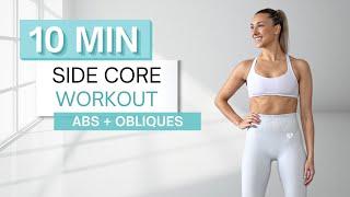 10 min SIDE CORE WORKOUT | Abs and Obliques | Trained Waist