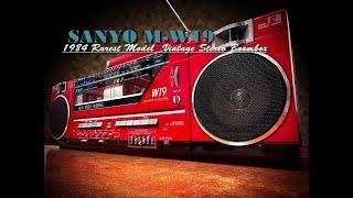 Sanyo M-W19 1984 Ferrari Red Rare Cassette Boombox Demo