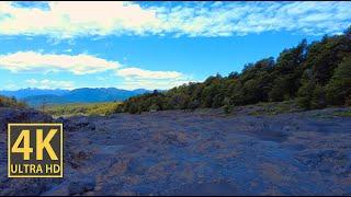 Colorful Wide Valley Nature Walk 4K (With Ambient Nature Sounds And Music)