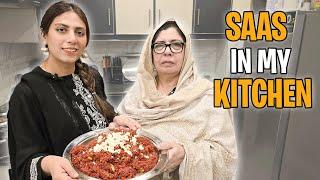 Saas First Time Ayi Mere Kitchen Mein l Saas Ke Sath Gupshup Lagai l Kitchen With Amna