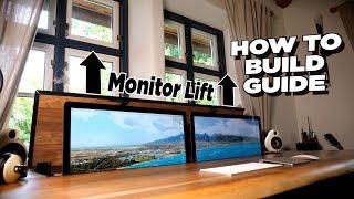 DIY Schreibtisch mit dualem Monitor Lift - Bauanleitung | Tips, Tricks & More