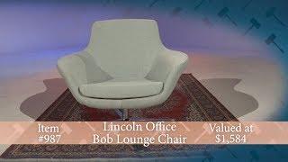 Bob Lounge Chair, Lincoln Office - 2019 Auction Big Board items