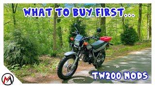 Best Mods To Do First! // 2021 YAMAHA TW200 // Mods