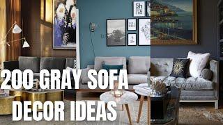 200 Gray Sofa Decor Ideas for Living Room.