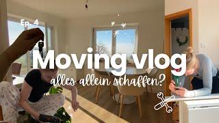 MOVING VLOG EP. 4 - I'm moving into my dream apartment, furniture assembly, renovation & before ...