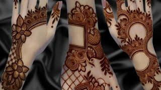 Top:-3 Begginer Mehndi Design For Back Hand ll Latest trending Mehndi Design For Front Hands ll New