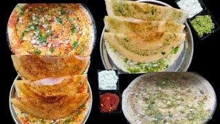 Crispy Masala Dosa With Chilli Garlic Chutney And Thecha Chutney