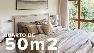 TOUR PELO QUARTO DE 50m2 - SUÍTE MASTER