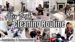 New! AFTER DARK CLEAN WITH ME 2020 :: CLEANING ROUTINE | HOMEMAKING, DECLUTTER + CLEANING MOTIVATION