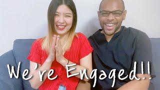 [국제커플] 흑인 남자친구랑 부모님에게 결혼 승낙 받기/ Blasian Couple Engaged!