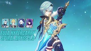 C1 Eula - Mika - Furina - Raiden | Spiral Abyss 5.4 Genshin Impact