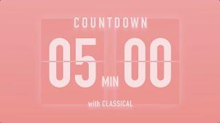 5 Minutes Countdown Timer with Classical Music  Eine Kleine Nachtmusik - Mozart