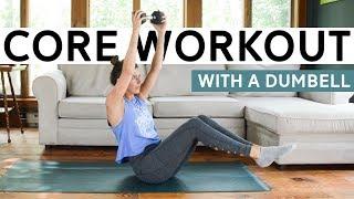 15-Minute Core Workout with a Dumbbell