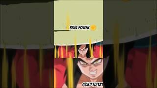 When Goku Show Super Saiyan Power -4k edit (dragon ball edits) #goku #anime #dbs