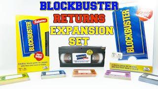 Blockbuster Returns Party Game Unboxing & Review (Blockbuster Party Game Expansion Set)