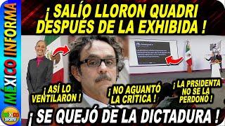 CÍNICO, INCONGRUENTE Y CHILLÓN. NO AGUANTÓ LAS CRÍTICAS DE LA PRESIDENTA. SALIÓ A LLORAR EN REDES.