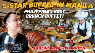 Amazing 5-Start Buffet!  Manila's #1 Brunch Buffet w/ Trollies of Beef Wellington, Lechon, Seafood!