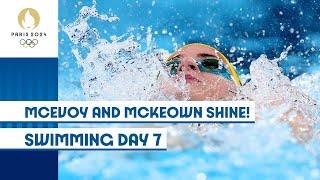  McEvoy and McKeown Shine! | Swimming Day 7 | #Paris2024 Highlights