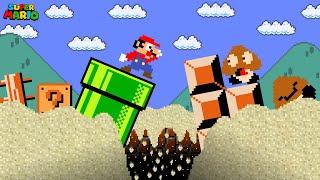 Super Mario Bros., but the Floor is a Quicksand Disaster...