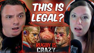 AMERICANS REACT To The Most BRUTAL Sport In The World | Rugby's Hardest Hits