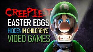 CREEPIEST EASTER EGGS Hidden in Children's Video Games!