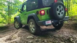 Stock Mojito Green Jeep Wrangler JL Off Roading