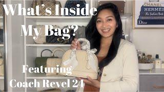 What’s In My Bag Ft. Coach Revel 24 + Overall thoughts IMO