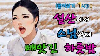 [벚꽃 야담 몰아보기 22] 죽어가는 스님을 과부가 살려줬더니... 야담 / 옛날 이야기 / 해약 / 전설 / 민담 / 설화 / 조선사극 / 드라마