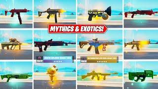 I FOUND Every MYTHIC & EXOTIC in Fortnite Reload! (Extremely Rare)