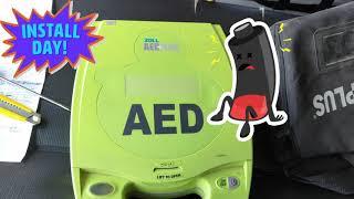 Zoll AED Plus Defibrillator Battery Replacement #defibrillator #zoll #batteryreplacement