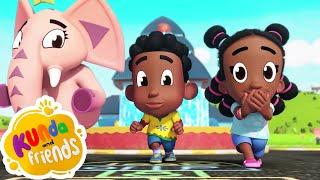 Walking, Running, Hopping | Nursery Rhymes | Kids Cartoons | Songs For Kids | Kunda & Friends